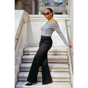 SPANX The Perfect Pant-Hi Rise Flare in Classic Black Size X-Large
